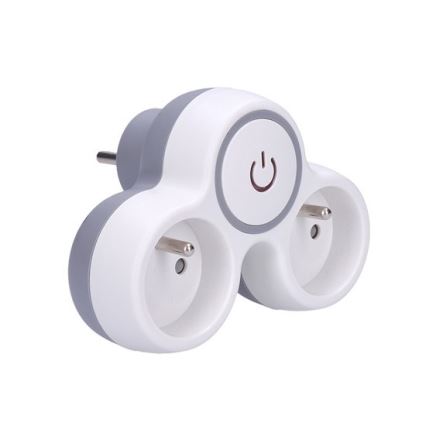 Divisor de tomadas 2x10A/230V