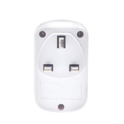 Adaptador de viagem para o Reino Unido — 230 V, 2x USB-A + 1x USB-C