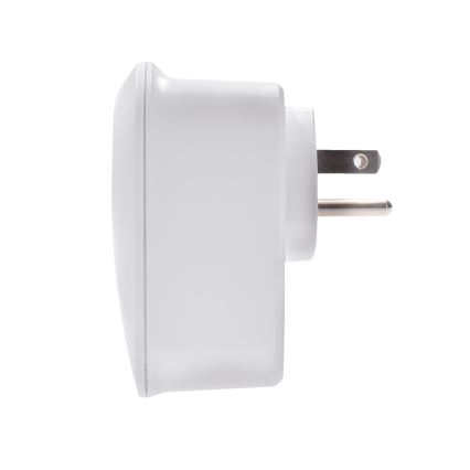 Adaptador de viagem para os EUA 230 V com 2x USB-A e 1x USB-C