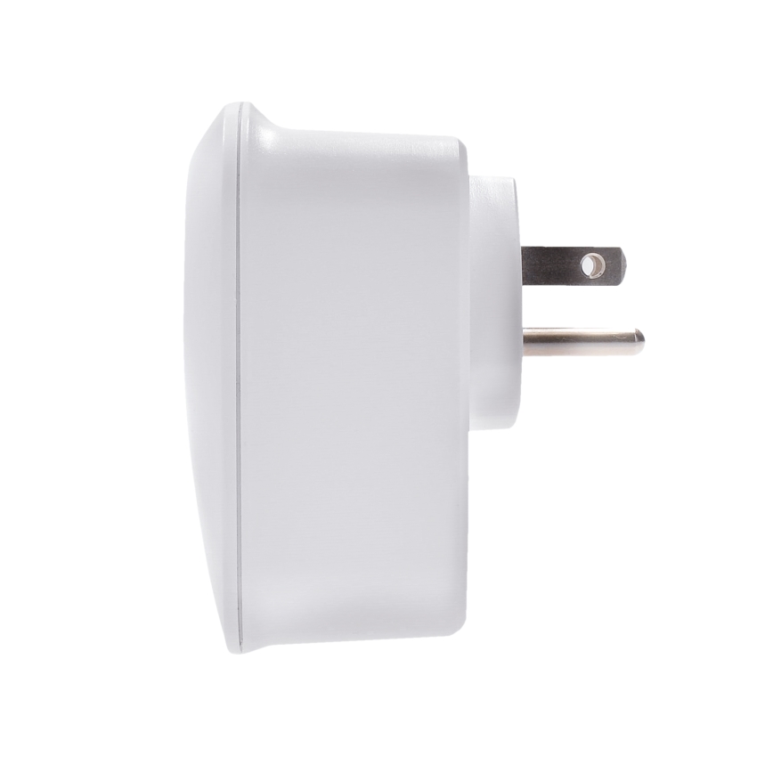 Adaptador de viagem para os EUA 230 V com 2x USB-A e 1x USB-C