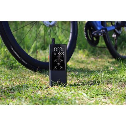 Compressor digital de bolso 2000 mAh 5V preto