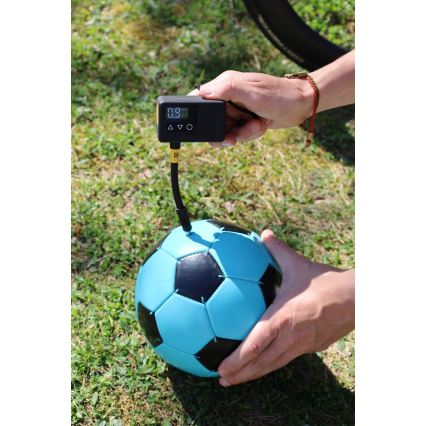 Compressor digital de bolso 2000 mAh 5V preto