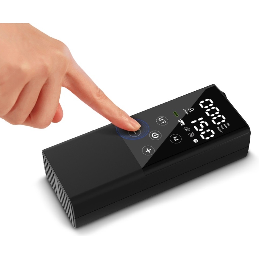 Compressor digital de bolso 2000 mAh 5V preto