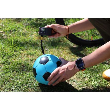 Compressor portátil digital 500 mAh 5V preto