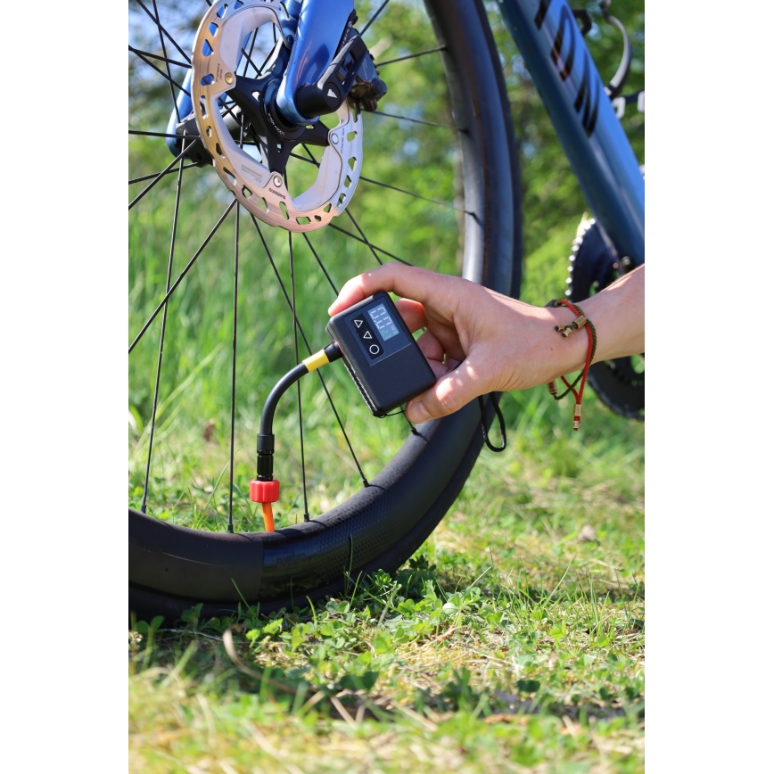 Compressor portátil digital 500 mAh 5V preto