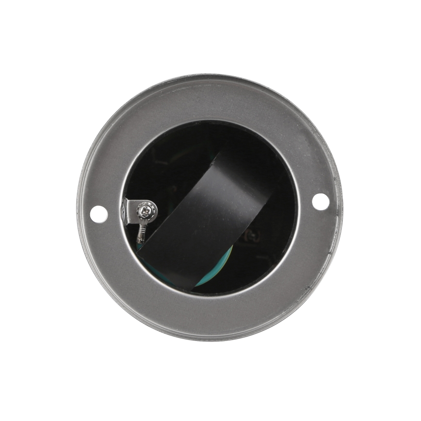 Coluna de tomada exterior 2x 230V IP44 cromo mate redonda