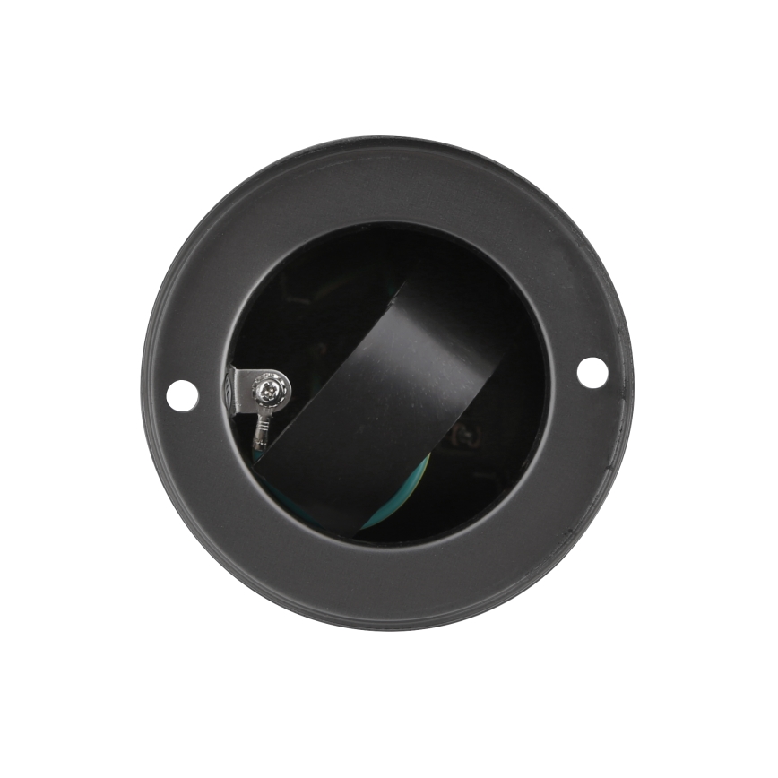 Coluna de tomada exterior 2x230V IP44 preta redonda