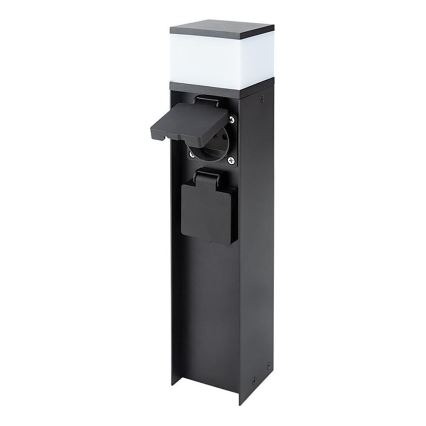 Luminária exterior com 2 soquetes 1xG9/11W/230V IP44 preta