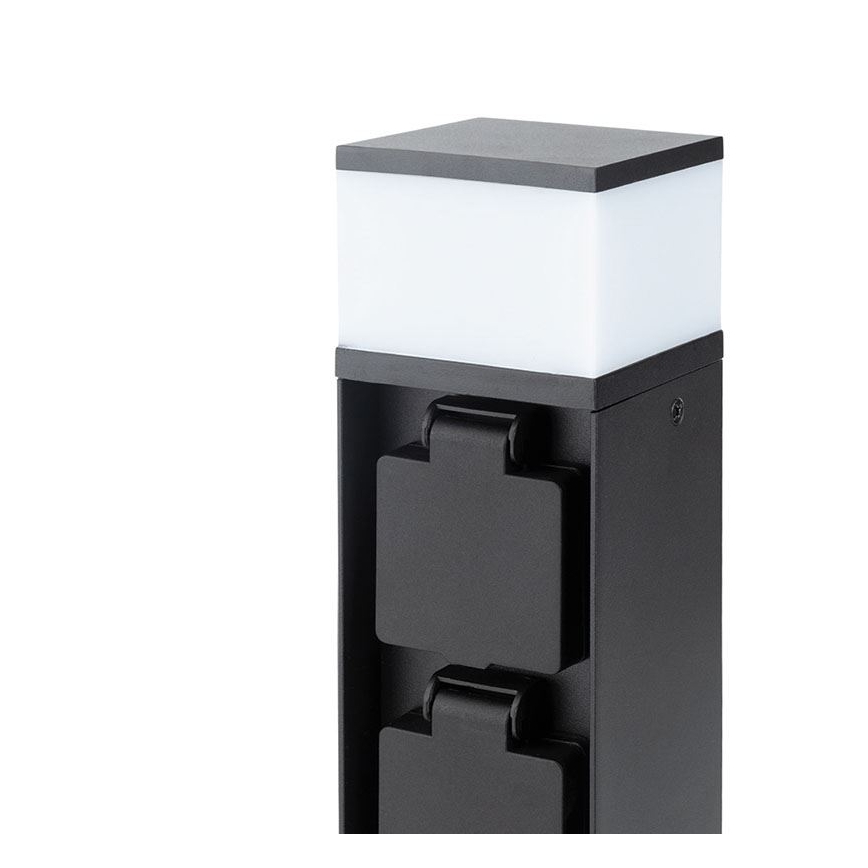 Luminária exterior com 2 soquetes 1xG9/11W/230V IP44 preta
