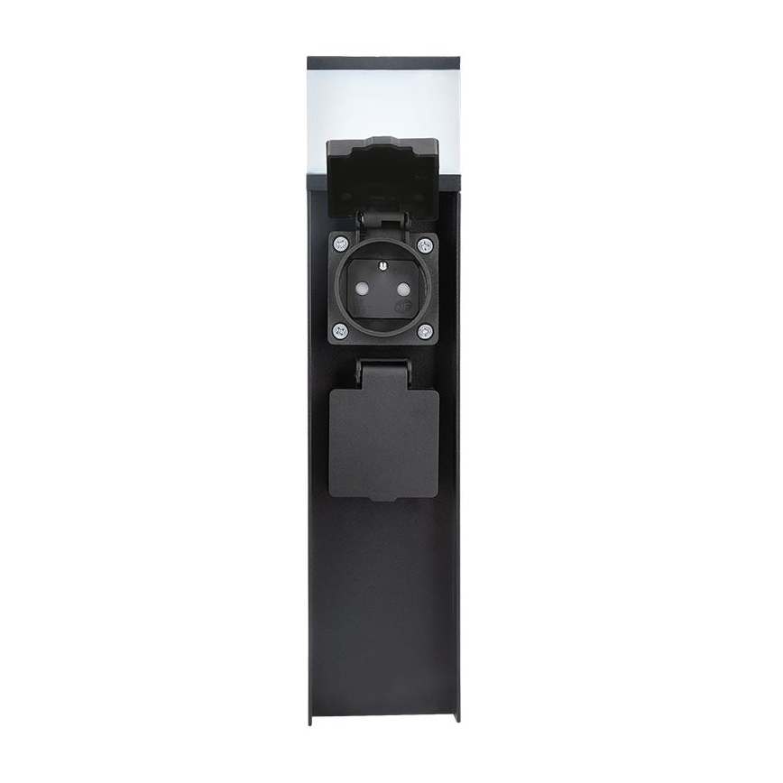 Luminária exterior com 2 soquetes 1xG9/11W/230V IP44 preta