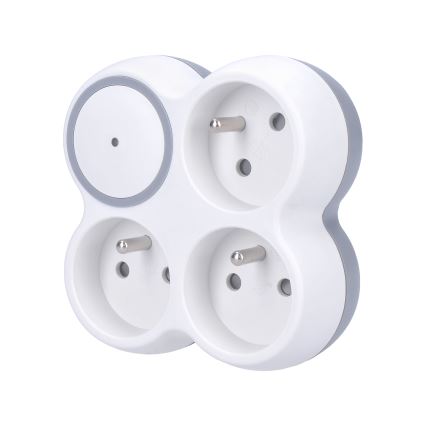 Tomada com proteção contra sobretensão 230V/16A 3Z branco