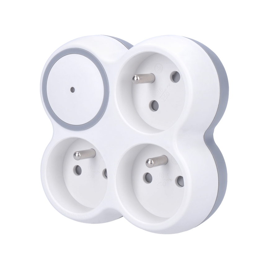 Tomada com proteção contra sobretensão 230V/16A 3Z branco