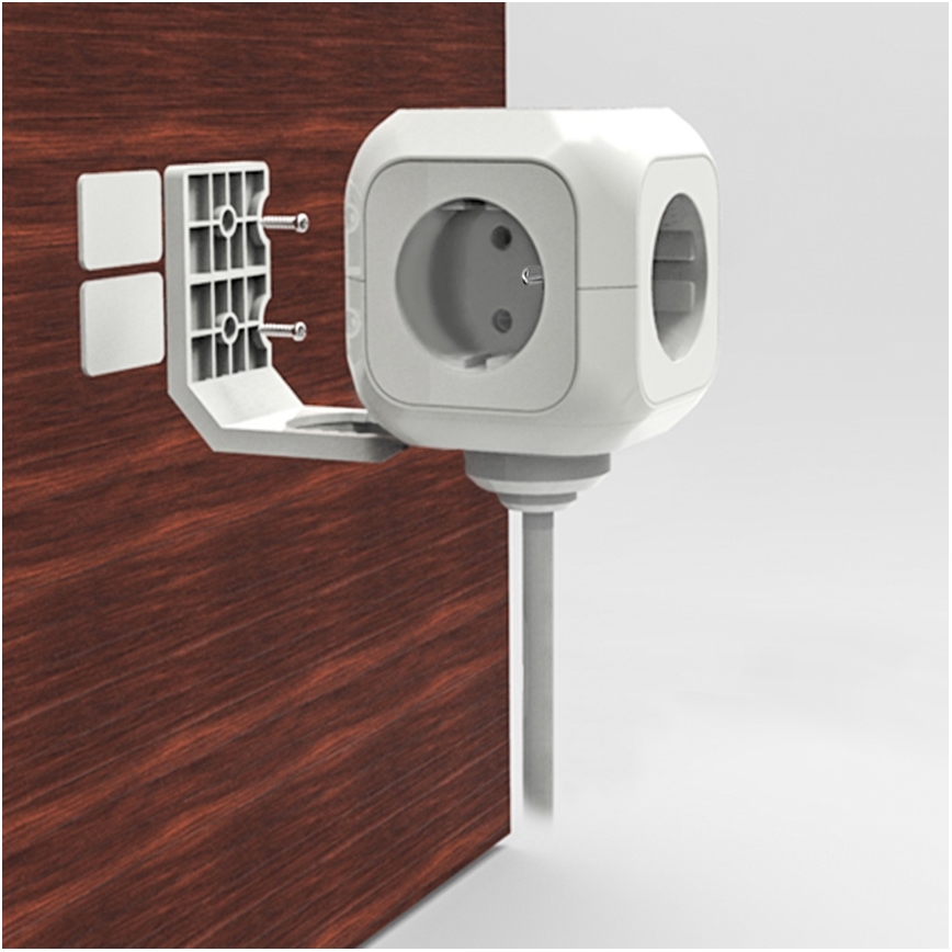 Extensão de cabo com múltiplas tomadas 4x230V/2xUSB 5V 2m