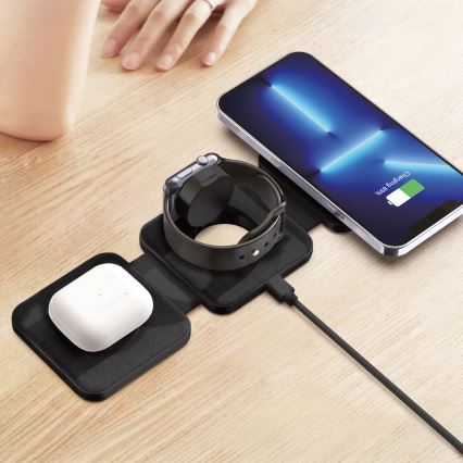 Carregador sem fios 3 em 1 15W