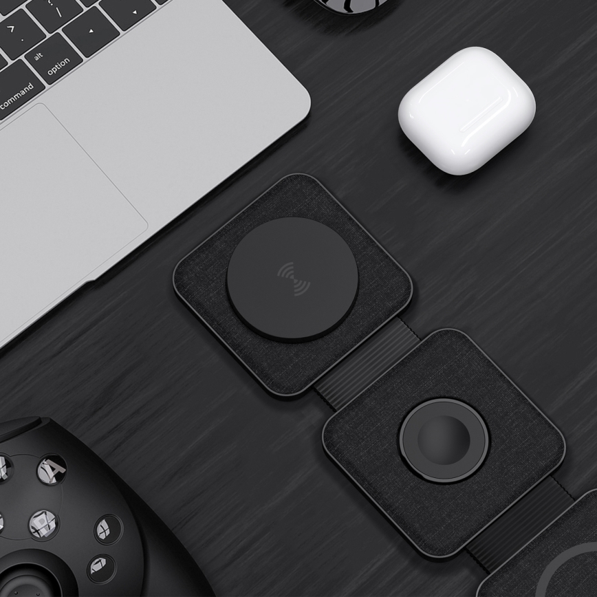 Carregador sem fios 3 em 1 15W