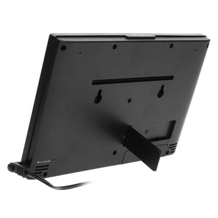 Estação meteorológica com ecrã a cores 5V/2xAAA preta