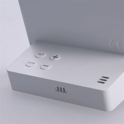 Termómetro digital 5V/2xAAA + 2xAAA branco