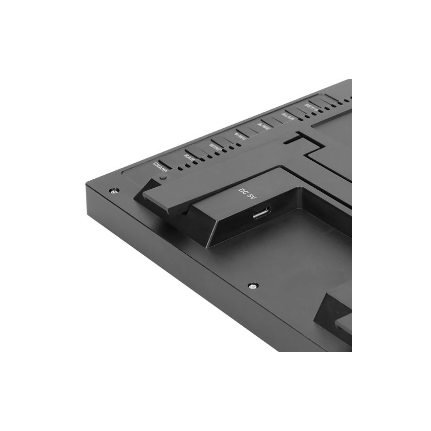 Estação meteorológica profissional com display LCD 5V/2xAA + 3xAAA Wi-Fi