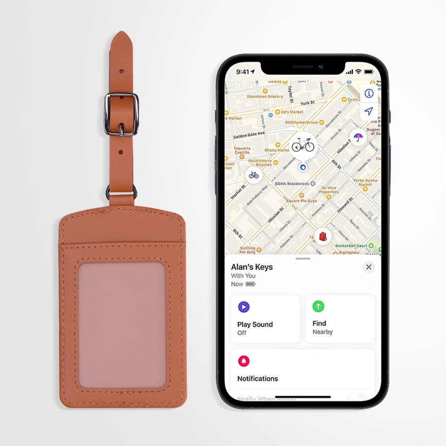Localizador de bagagem 150 mAh Find My da Apple