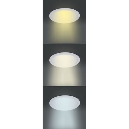 Luminária LED de embutir LED/6W/230V 3000/4000/6000K diâmetro 12 cm branca