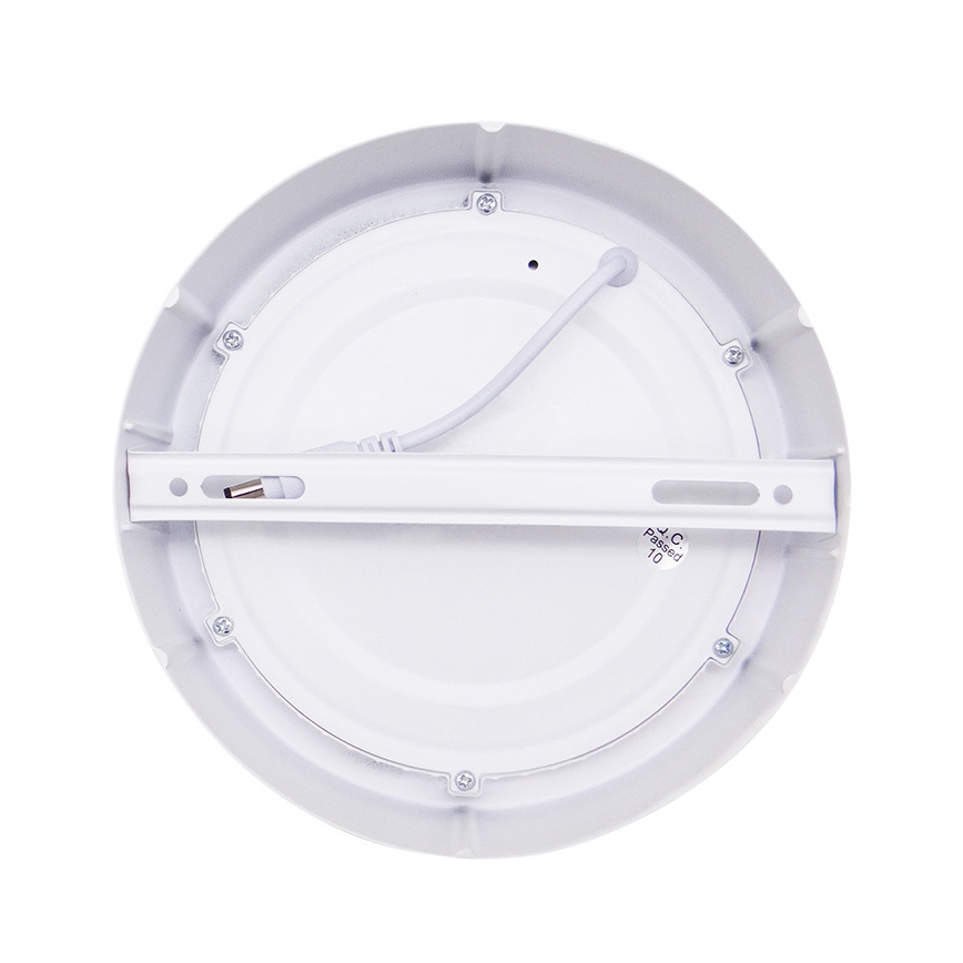 Plafon LED/12W/230V 3000/4000/6000K Ø 17 cm branco