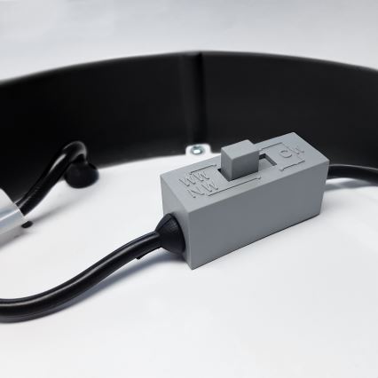 Iluminação de teto LED LED/18W/230V 3000/4000/6000K preto redondo