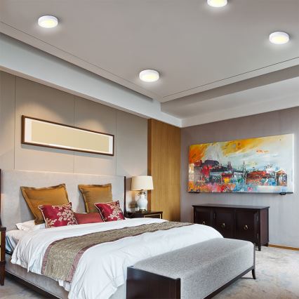 Candeeiro de tecto LED/24W/230V 3000/4000/6000K Ø 30 cm branco