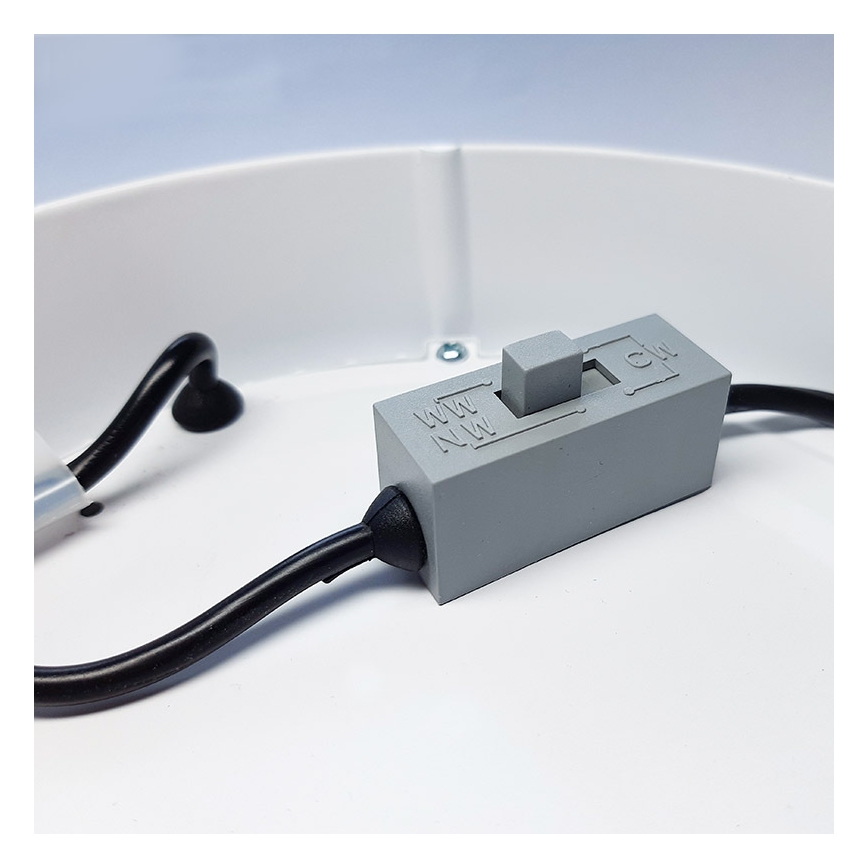 Candeeiro de tecto LED/24W/230V 3000/4000/6000K Ø 30 cm branco