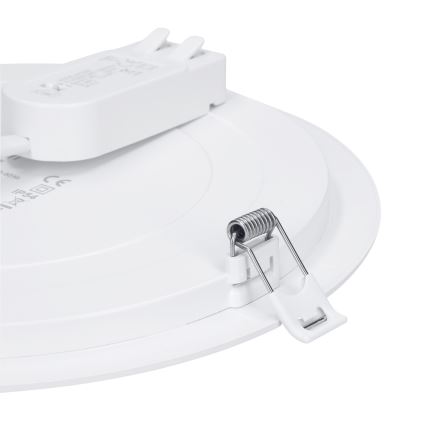 Painel LED 2 em 1 (sobrepor/embutir) 12W / 230V / 3000/4000/6000K / Ø17 cm / IP54 / branco