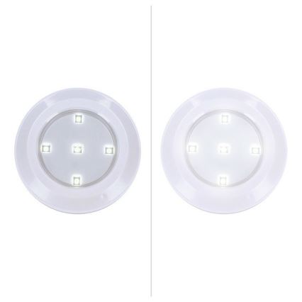 Conjunto de 3 candeeiros LED reguláveis com controlo remoto LED/3xAAA