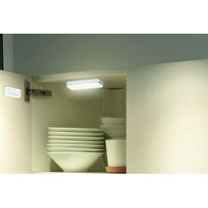 CONJUNTO 2x LED Iluminação de armário LED/0,5W/2xAAA