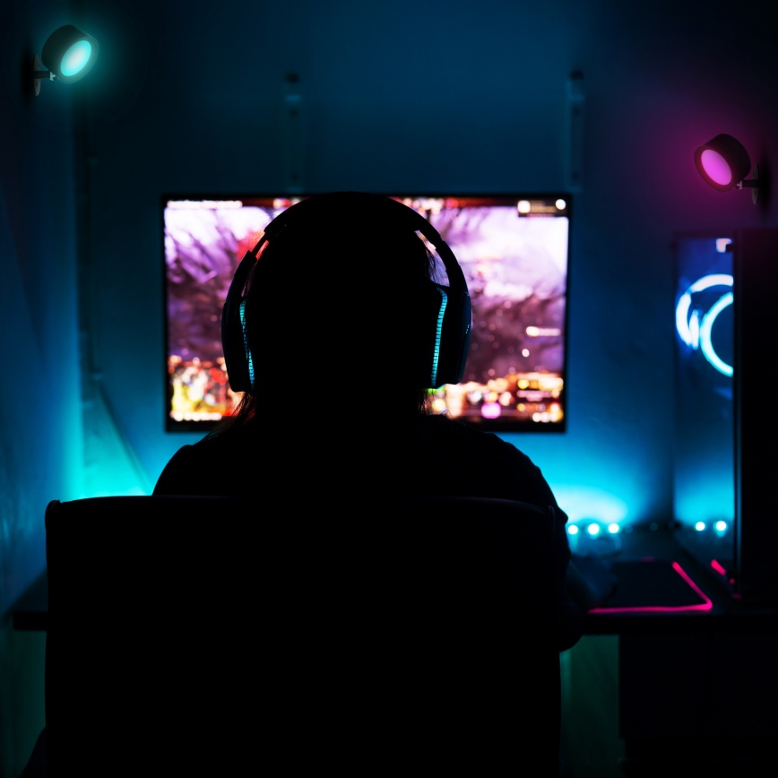 Aplique de parede LED RGB LED/3,7V 1200 mAh