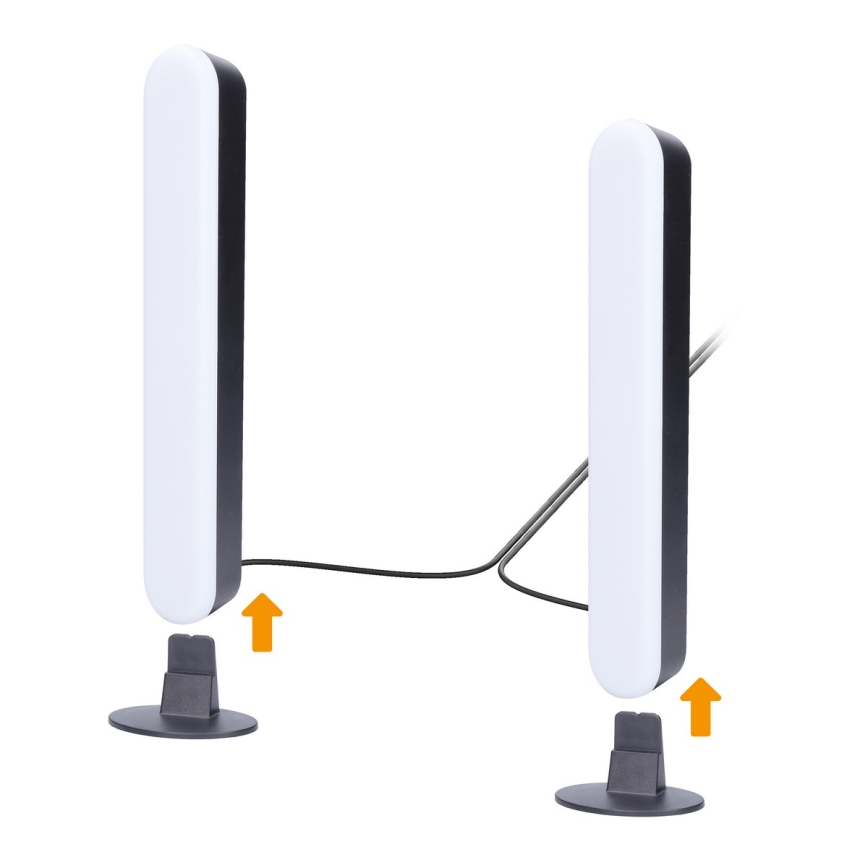 Iluminação LED RGB Gaming + controlo remoto