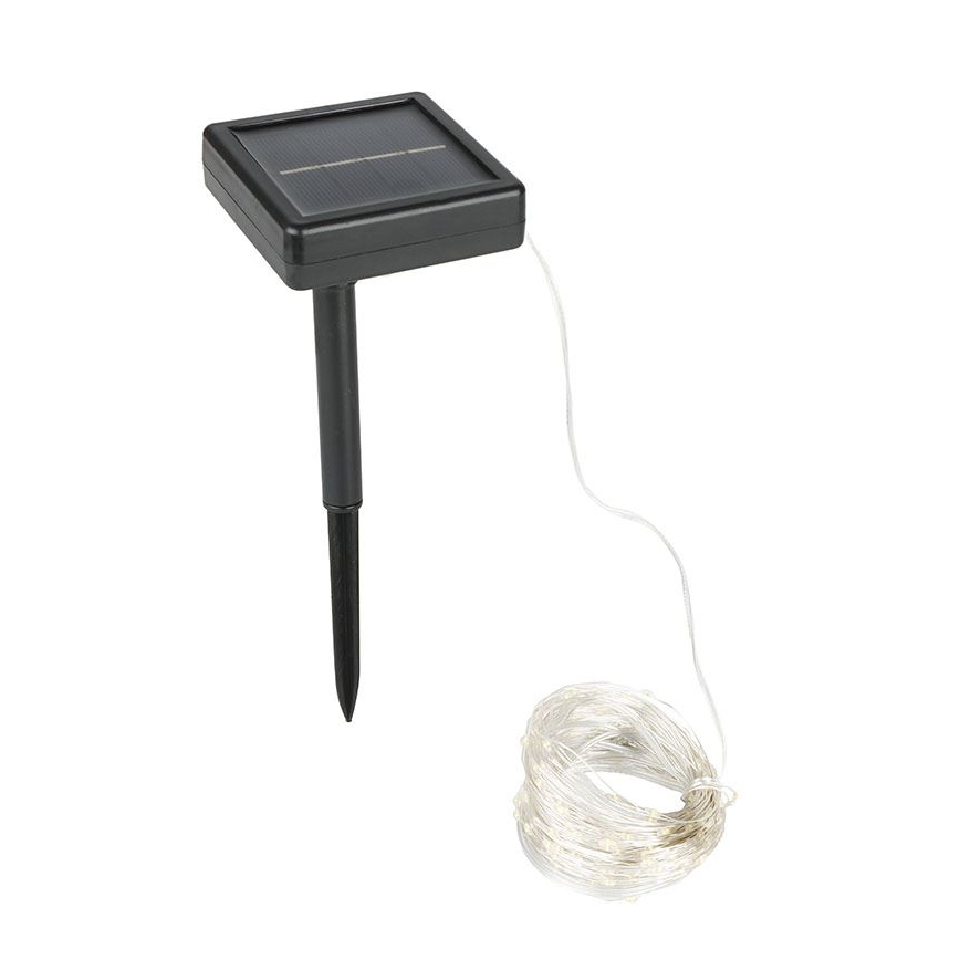 Guirlanda solar decorativa LED, 3,7 V, 800 mAh, 22 m