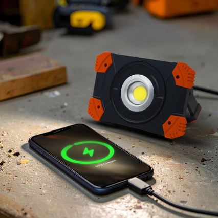 Refletor recarregável LED/10W/3,7V 4400 mAh