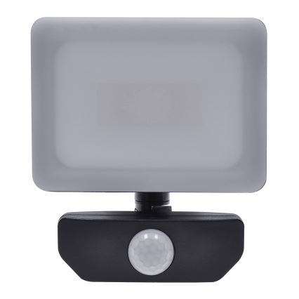 Holofote exterior LED com sensor LED/10W/230V 4000K IP44