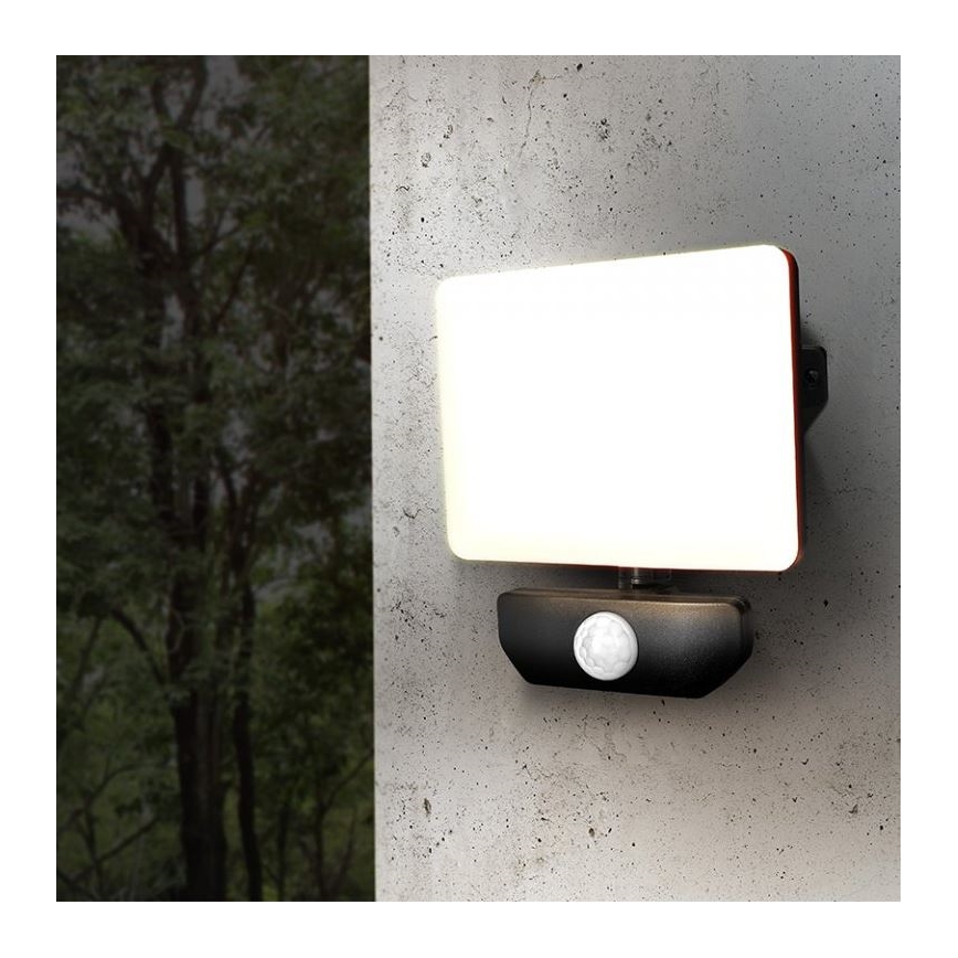 Holofote exterior LED com sensor LED/30W/230V 4000K IP44