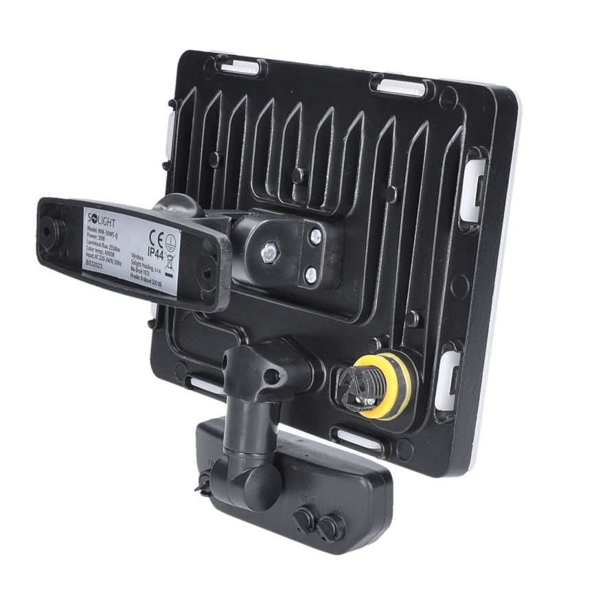 Holofote exterior LED com sensor LED/30W/230V 4000K IP44