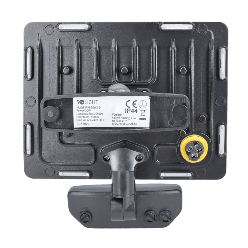 Holofote exterior LED com sensor LED/30W/230V 4000K IP44