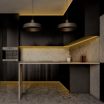 Tira exterior LED LED/72W/12V 5m IP65 branco quente