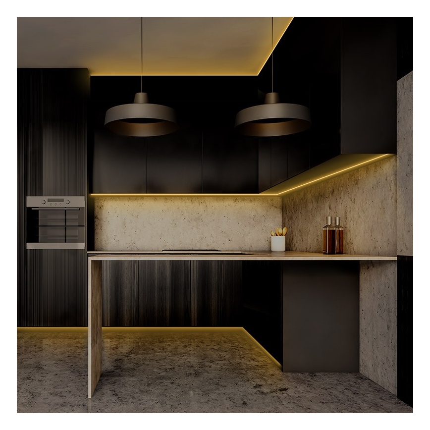 Tira exterior LED LED/72W/12V 5m IP65 branco quente