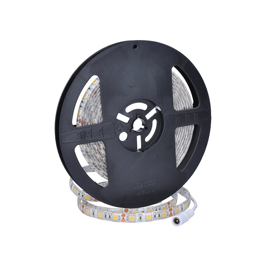 Tira exterior LED LED/72W/12V 5m IP65 branco quente
