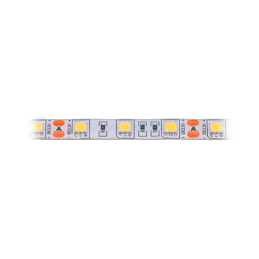 Tira exterior LED LED/72W/12V 5m IP65 branco quente