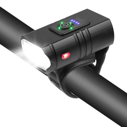 Lanterna de bicicleta LED recarregável LED/1200mAh/5V IP44