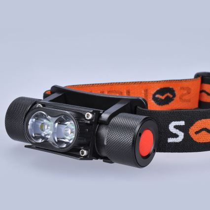 Lanterna de cabeça recarregável LED/2200 mAh 3,7V IP44