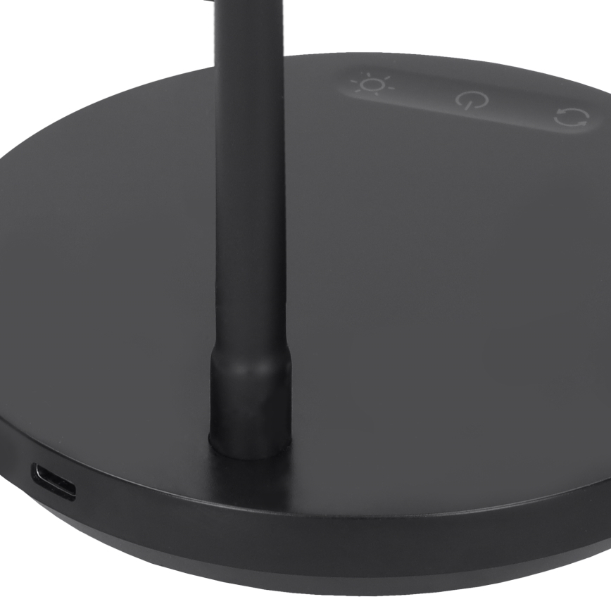 Candeeiro de mesa táctil LED com regulação LED/4,5W/5V 3000/4000/6500K preto