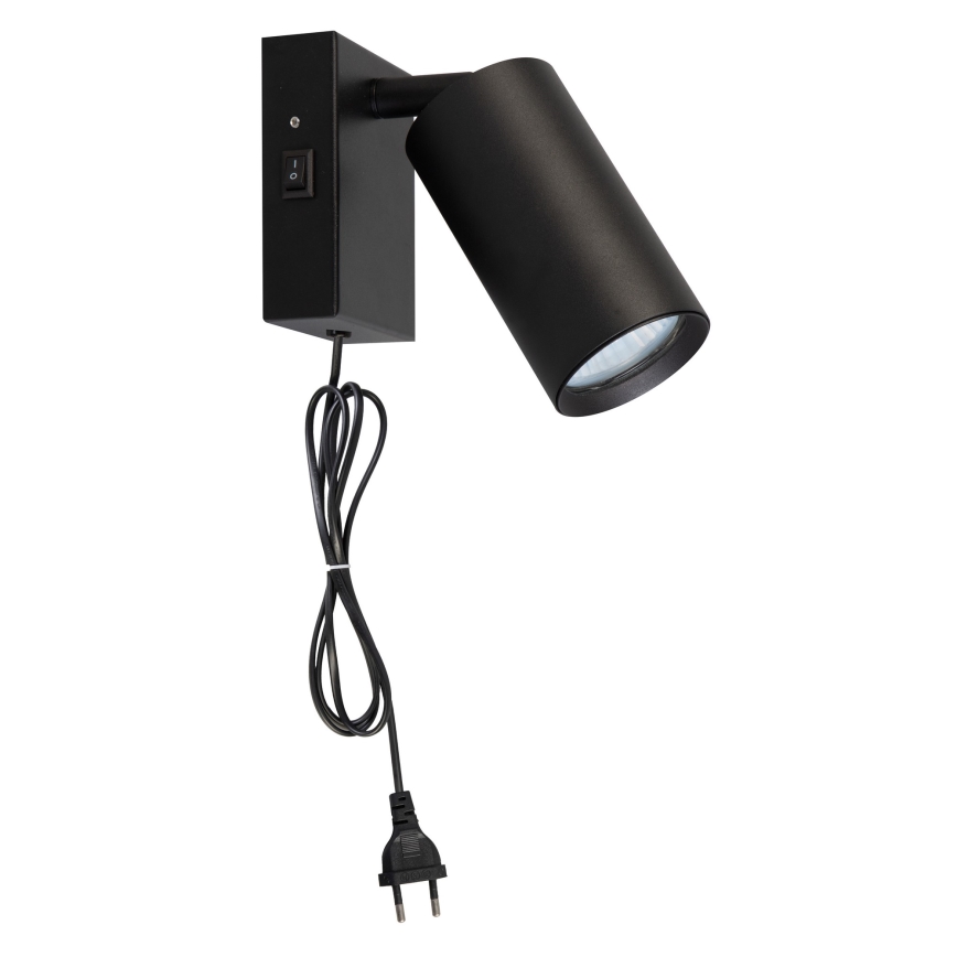 Aplique de parede CELE 1xGU10/30W/230V preto