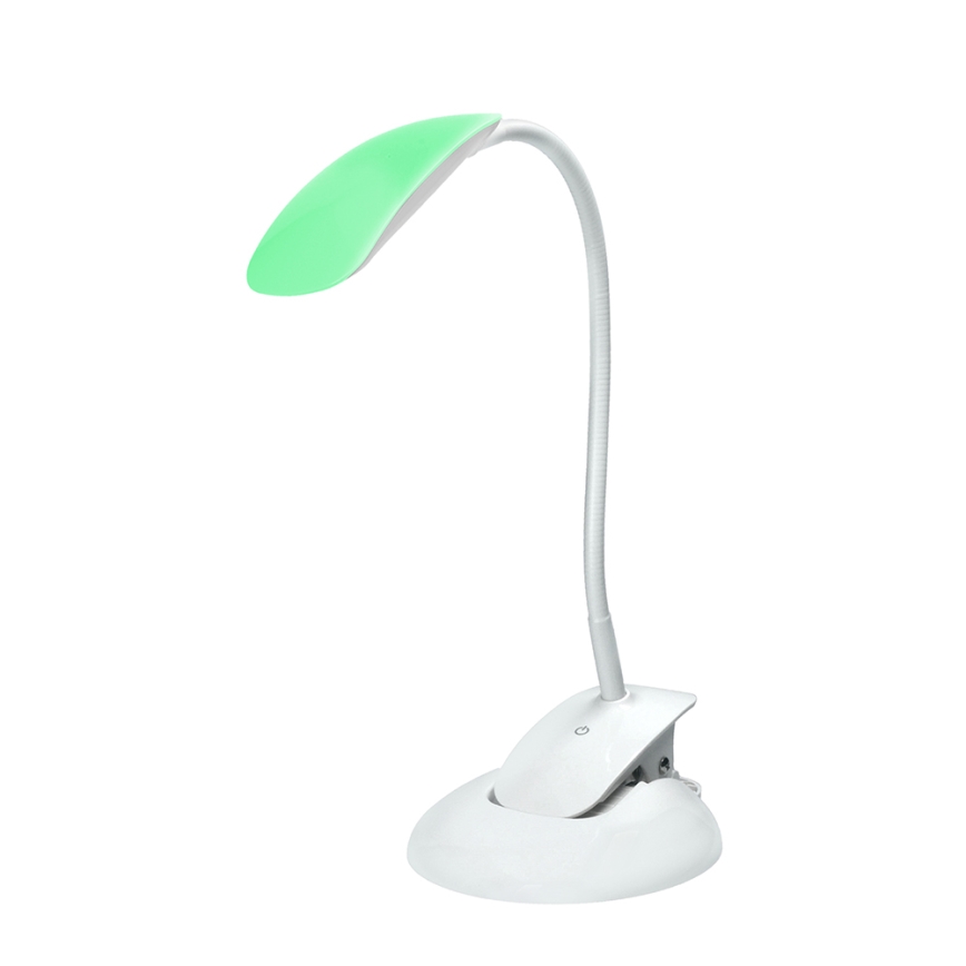 Candeeiro de mesa LED regulação podstavec i klip LED/5W/230V
