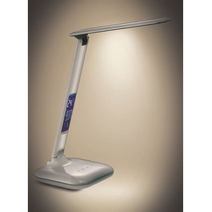Candeeiro de mesa LED regulação s displejem LED/6W/230V