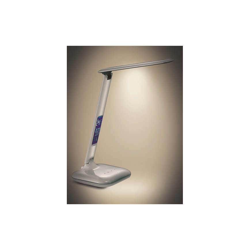 Candeeiro de mesa LED regulação s displejem LED/6W/230V